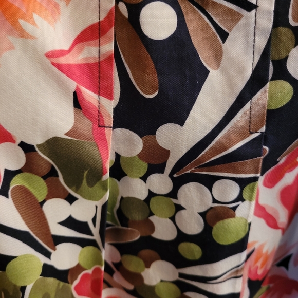 Floral Print Women's A-Line Skirt - Picture 2 of 7